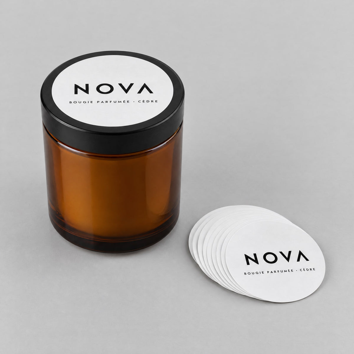 Étiquettes packaging Pots et bocaux : confiture, miel, bougie, cosmétique