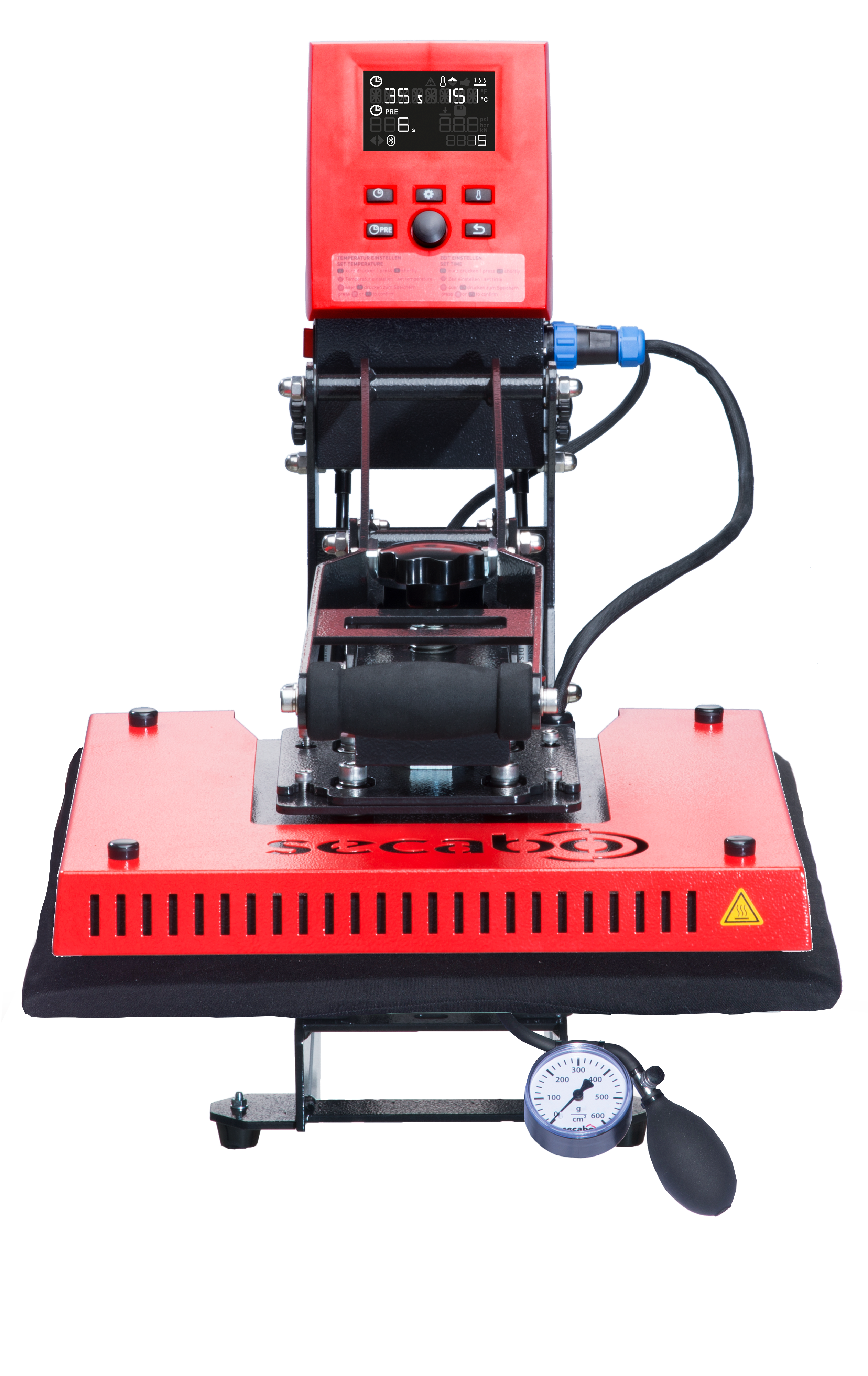 Presse à chaud modulaire Secabo TC5 SMART MEMBRANE 38cm x 38cm avec Bluetooth