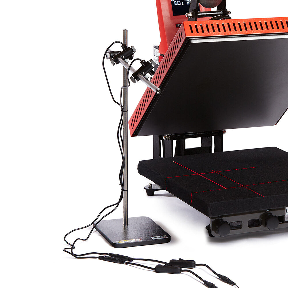 Laser modulaire à double croix Secabo version de table avec 2 barres de 500mm