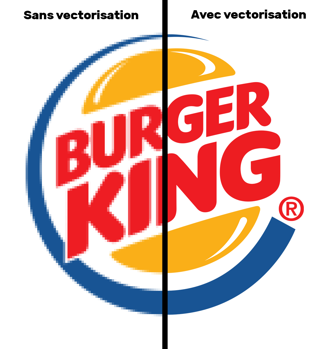 Vectorisation de votre visuel - Sprint Transfert