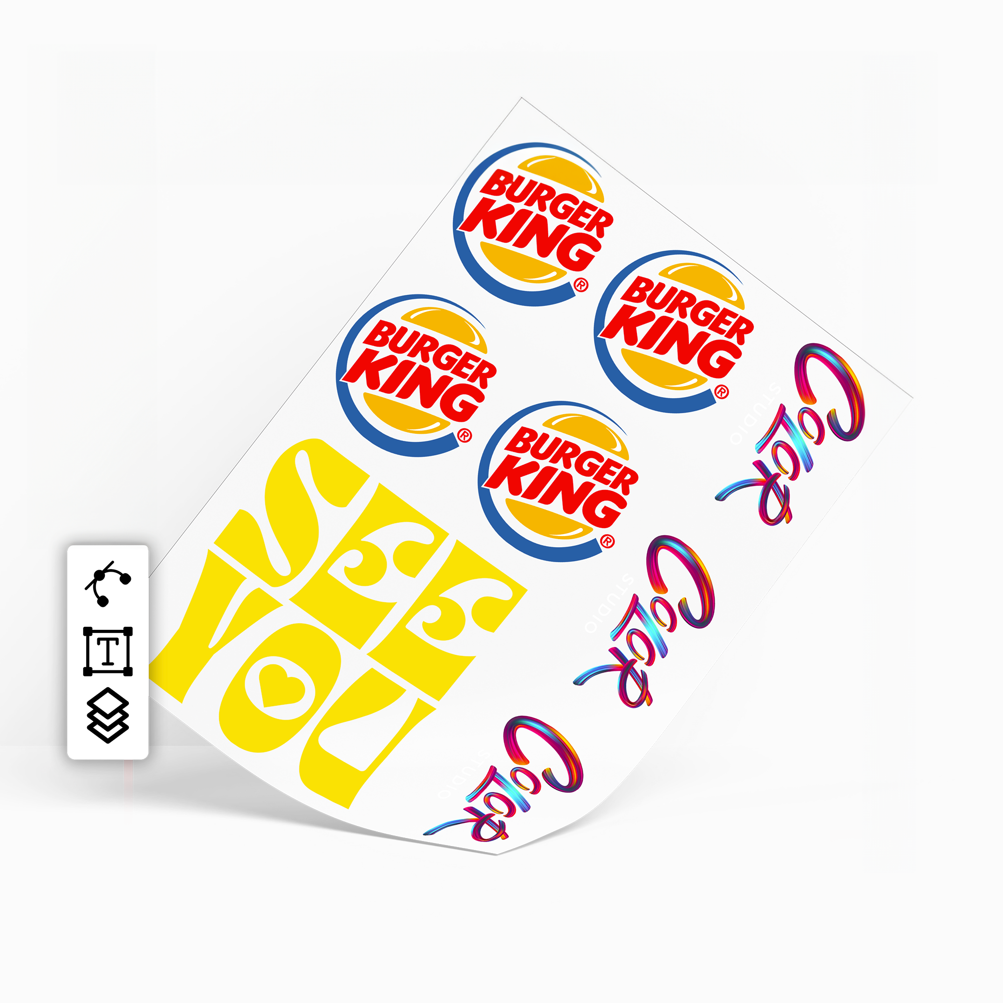 Transfert DTF - En planche - Sprint Transfert