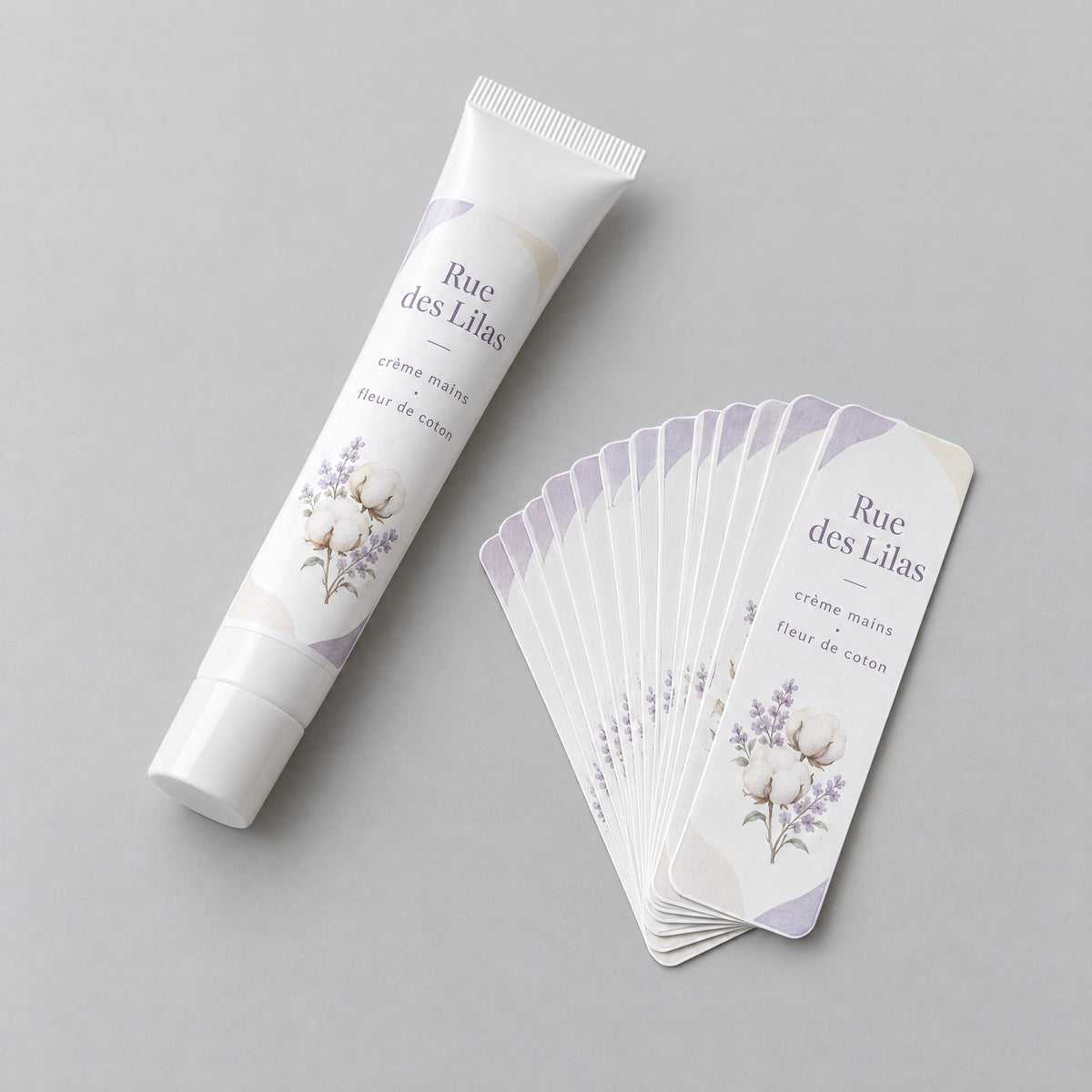 Étiquettes packaging Tubes et cylindres : baume, crème, bougie fine, stick