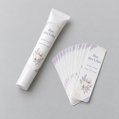 Étiquettes packaging Tubes et cylindres : baume, crème, bougie fine, stick
