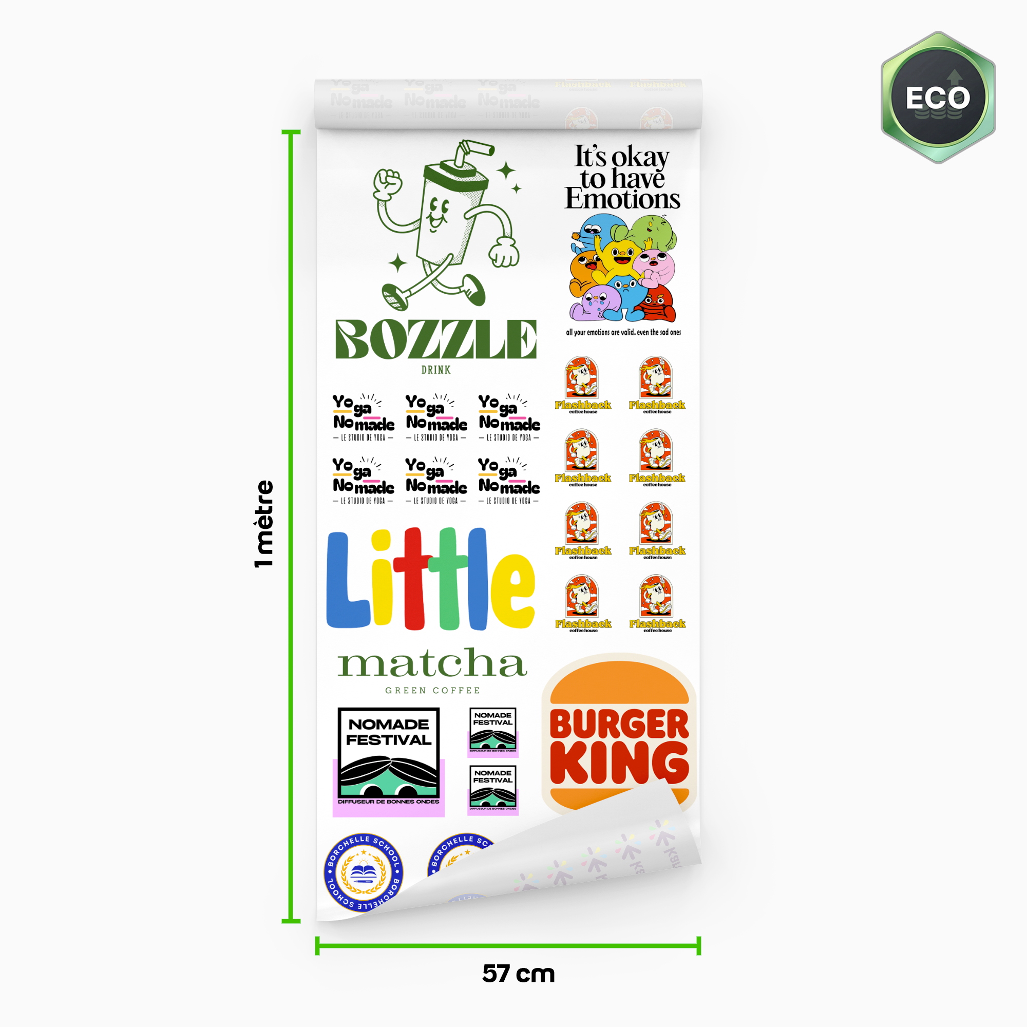 Transfert DTF Standard - En planche