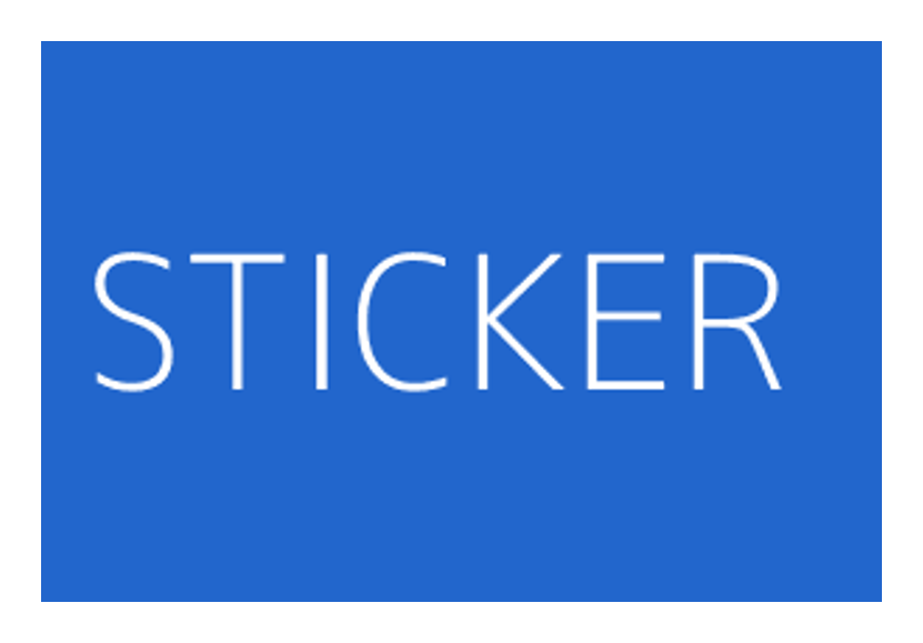 Stickers à effet découpés à la forme