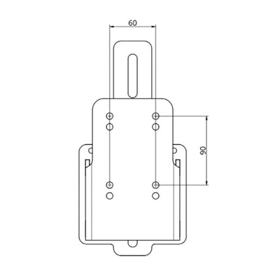 ADAPTATEUR POUR PLATEAU INFERIEUR ET CHARIOT SMART/LITE