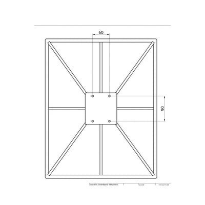 Plaque de base 40cm x 50cm pour SMART
