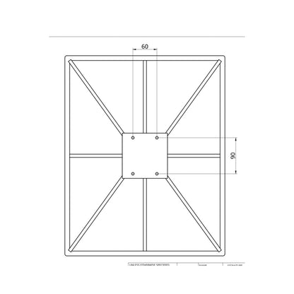 Plaque de base 40cm x 50cm pour SMART