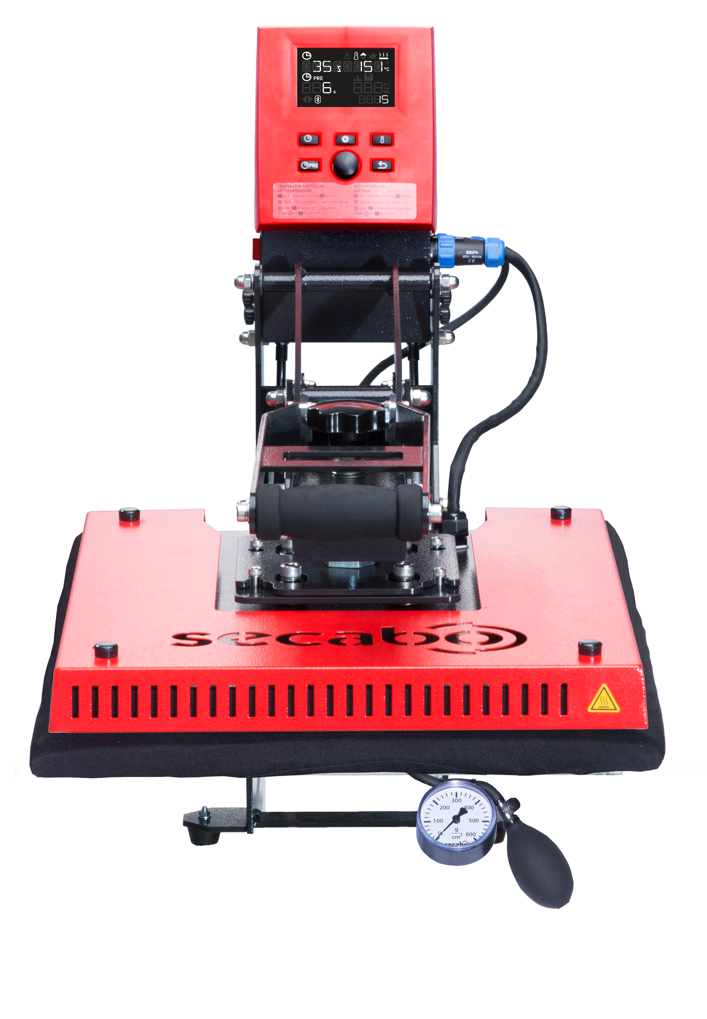 Presse à chaud modulaire Secabo TC7 SMART MEMBRANE 40cm x 50cm avec Bluetooth