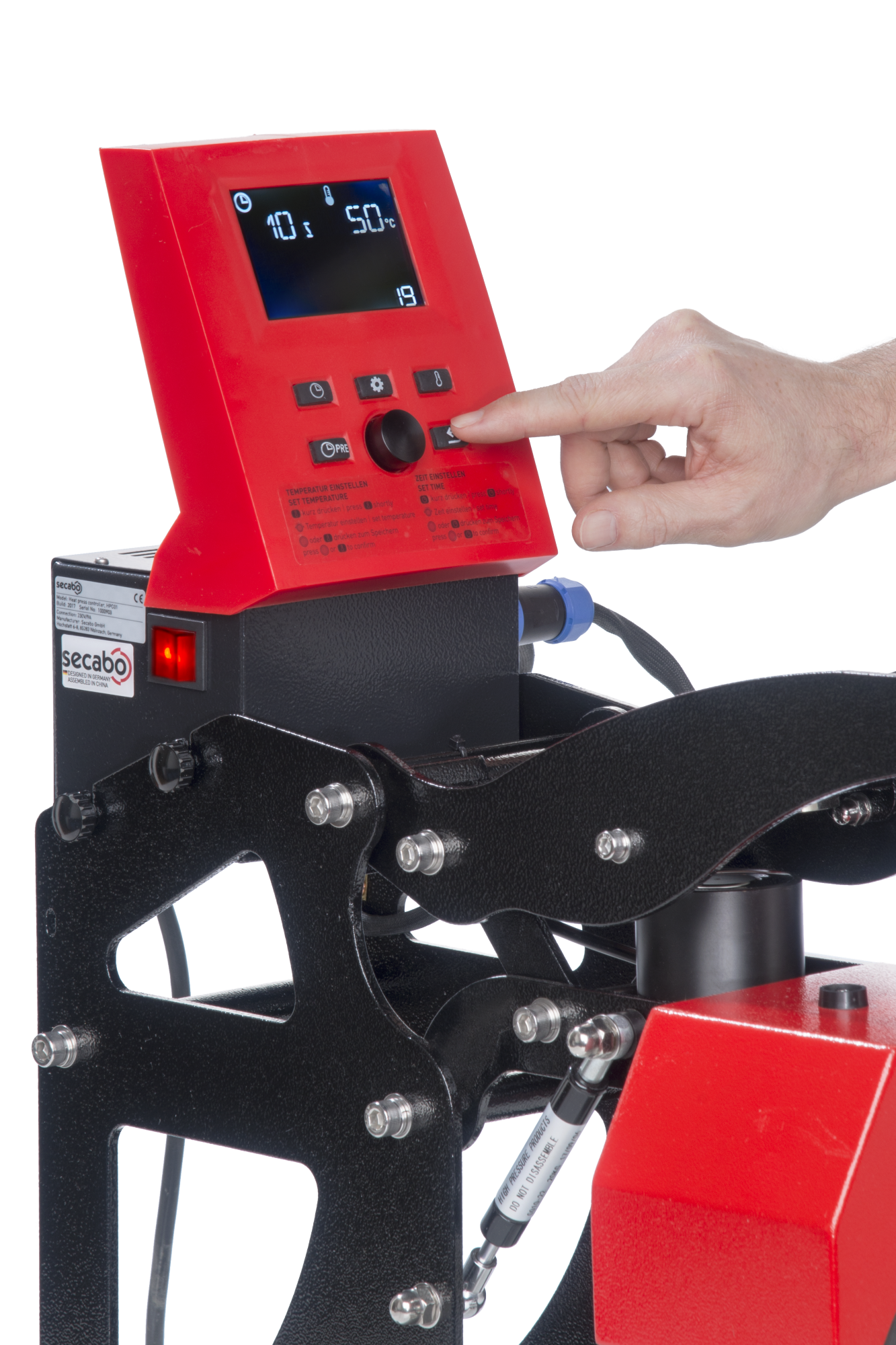Presse à casquette Automatique Secabo TCC SMART