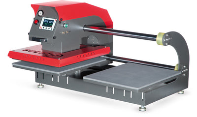 Presse à chaud pneumatique double plateau Secabo TPD7