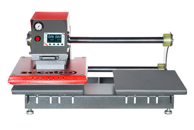 Presse à chaud pneumatique double plateau Secabo TPD7