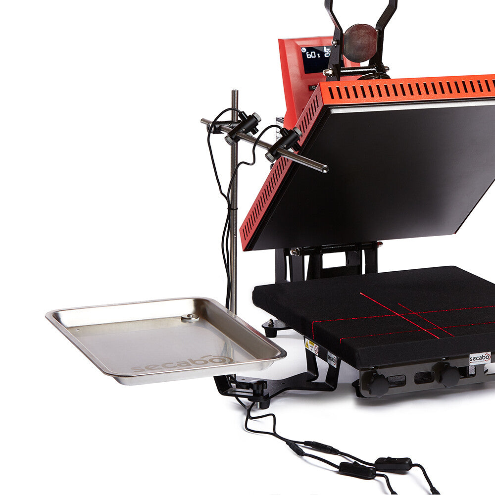 Laser modulaire à double croix Secabo avec porte-accessoires pour attache rapide et module de rangement