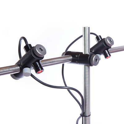 Laser modulaire à double croix Secabo version sur pied avec 4 barres de 500mm