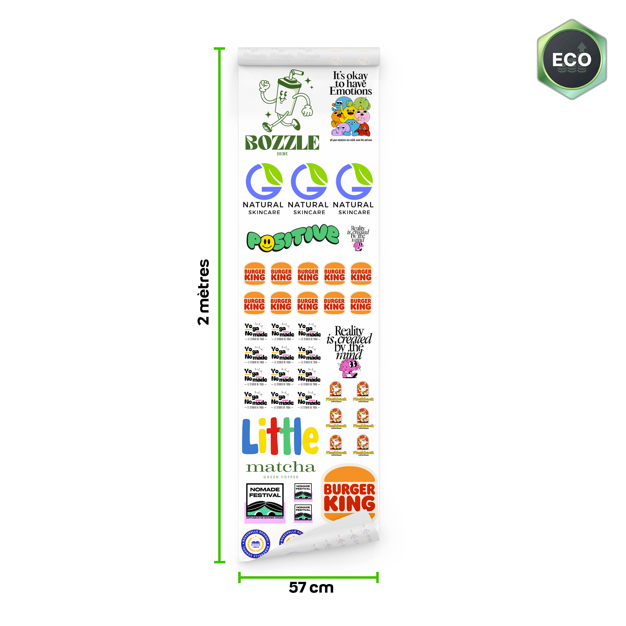 Transfert DTF Standard - En planche