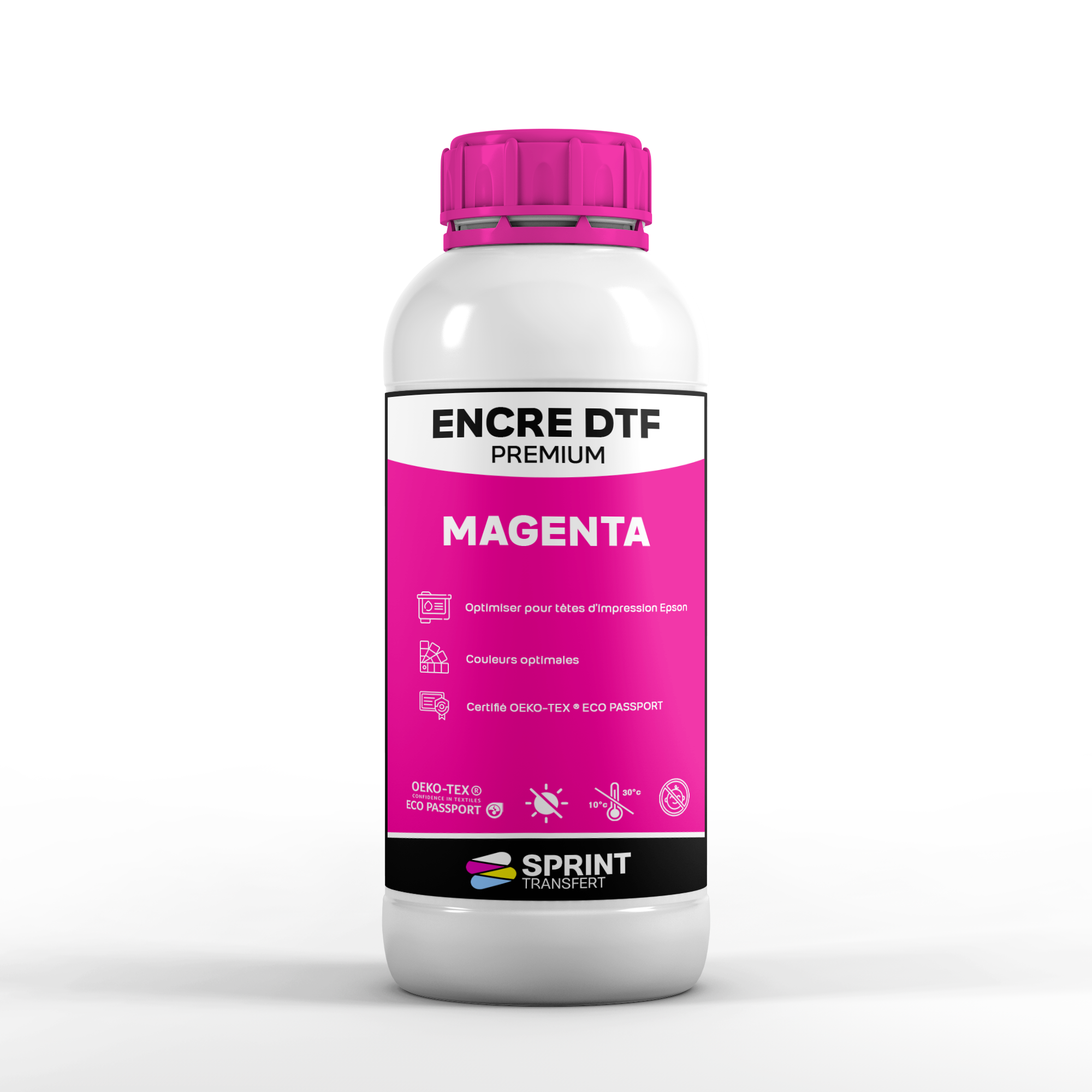 DTF Sprint Ink – Encre Premium Certifiée OEKO-TEX® - 1L