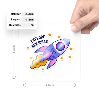 Stickers UV DTF - Par taille de visuel
